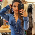 Blue Pebbles Long Necklace