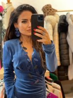 Blue Pebbles Long Necklace - Image 4