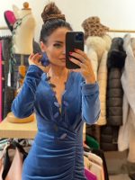 Blue Pebbles Long Necklace - Image 3