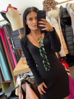 Leather Necklace Pebbles