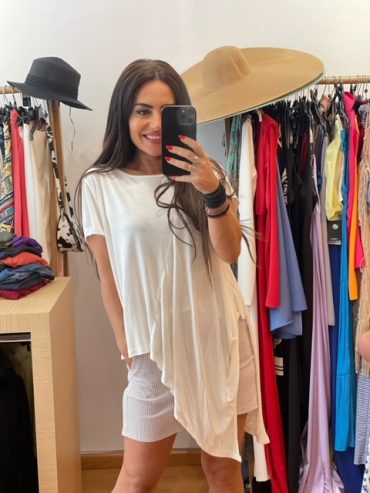 Wendy Trendy Ασύμμετρη Μπλούζα