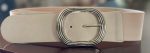 Ζώνη από δερματίνη με Μεταλλική Ασημένια Αγκράφα - Image 3