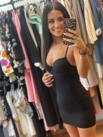 Μαύρο Φόρεμα Σύσφιξης Body Shaper