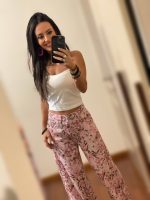 Ροζ Τζιν Φλοράλ Παντελόνι - Image 4