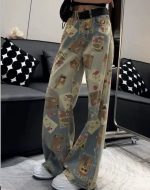 Τζιν Παντελόνι με Print - Image 2