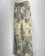 Τζιν Παντελόνι με Print - Image 3