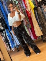 Μαύρο Τζιν Παντελόνι με Στρας - Image 5