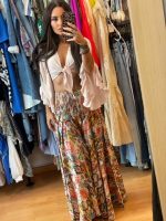 Boho Πολύχρωμη Βαμβακερή Κλος Παντελόνα με Σφηκοφωλιά - Image 3