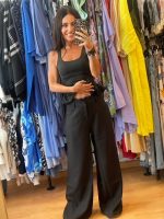 Μαύρο Κλασσικό Παντελόνι με Λεπτομέρεια Δαντέλας - Image 4