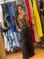 Μαύρο Κλασσικό Παντελόνι με Λεπτομέρεια Δαντέλας - Image 7