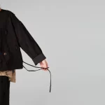 Wendy Trendy Σετ Μαύρο από Σακάκι/Παντελόνα από ύφασμα fil coupè - Image 4