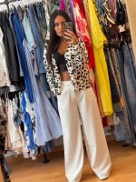 Elli White Λευκό Κλασικό Παντελόνι με Στρας - Image 3