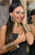 Faux Σετ 4ων Τεμαχίων από Πολυεπίπεδο Τσόκερ/Σετ 2 Βραχιολιών/Σκουλαρίκια - Image 3