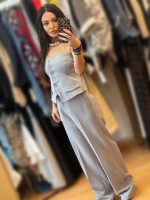 We Coss Γκρι Κλασσική Παντελόνα - Image 5