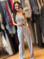 We Coss Γκρι Κλασσική Παντελόνα - Image 3