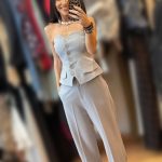 We Coss Γκρι Κλασσική Παντελόνα