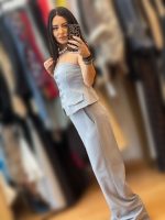 We Coss Γκρι Κλασσική Παντελόνα - Image 2