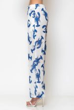 C Throu Lobster Wide Leg Παντελόνι με παγιέτες - Image 4