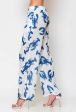 C Throu Lobster Wide Leg Παντελόνι με παγιέτες - Image 3