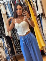 Σατέν Crop Top ελαστικό με ενσωματωμένα cups στο στήθος σε τρεις αποχρώσεις - Image 5
