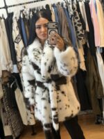Γούνα Animal Print με Ζωνάκι - Image 5