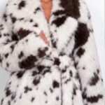 Γούνα Animal Print με Ζωνάκι
