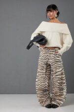 Mochy Αδιάβροχο Ζέμπρα Baggy Παντελόνι